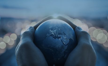 Person holding a ball