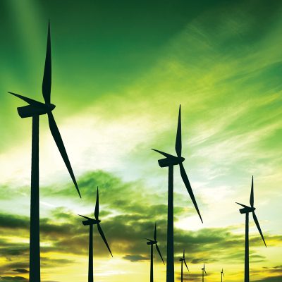 Windmills generating green energy