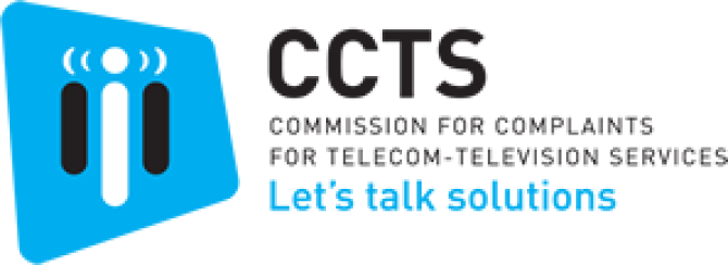 Commission for complaints for telecom television services logo