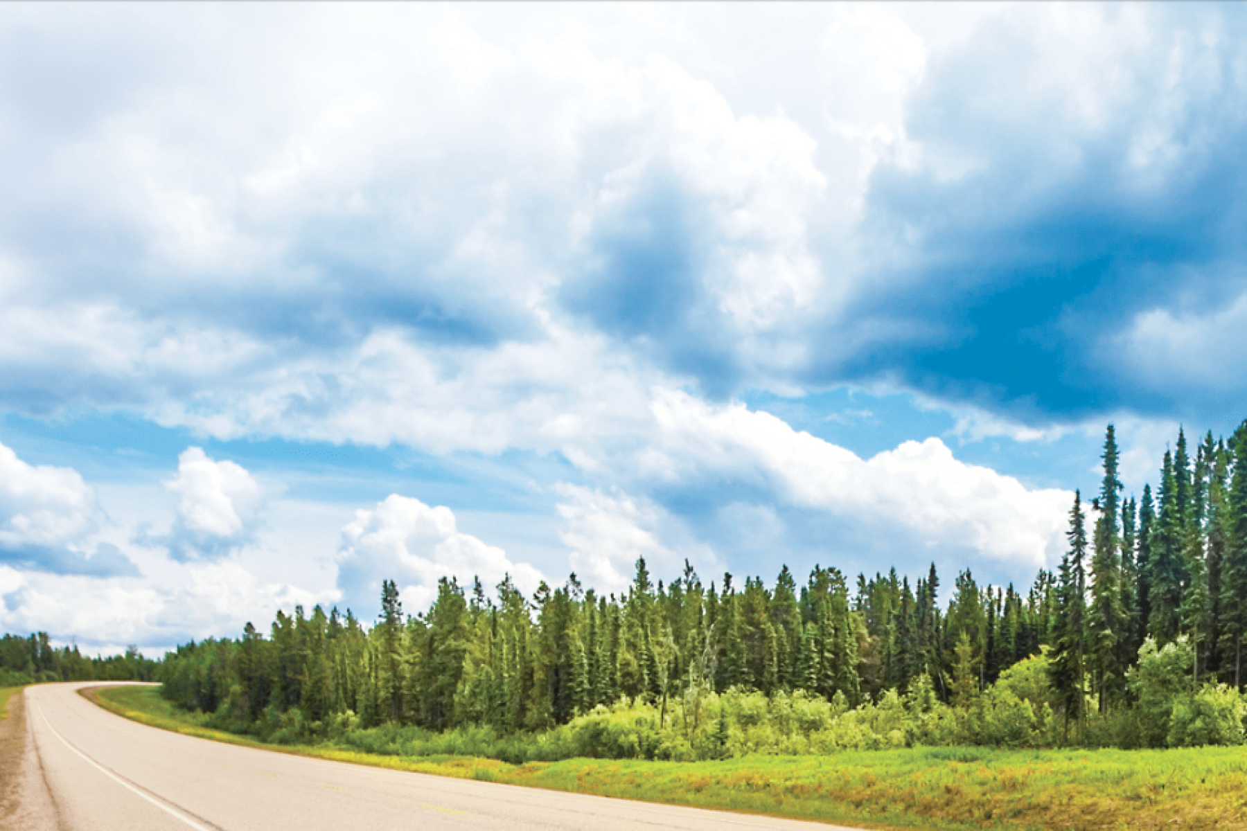 Open road