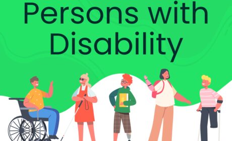 Graphic for International Day of Persons with Disability, featuring five diverse characters, standing against a green background. The logo of Xplore is visible.