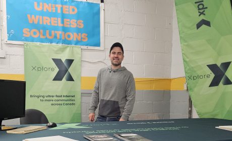 Authorized Xplore Dealer, Derek at his trade show booth