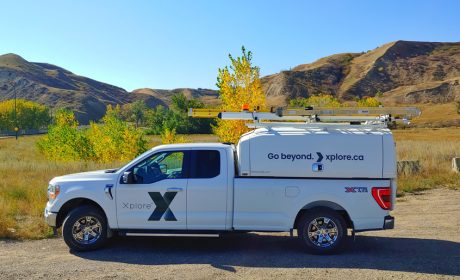 Xplore Truck for Offering Internet Support in Rural Canada