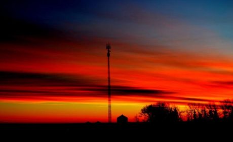 Sunrise in Crossfield, Alberta