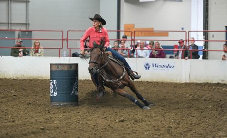 Donna Sagin - Xplore Employee - Barrel Racing