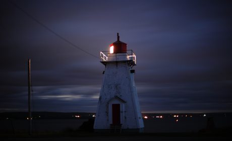 The Schafner Point Lighthouse in Annapolis County with Fibre Internet from Xplore