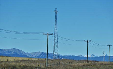 Pirmez Creek Internet Tower in rural Alberta