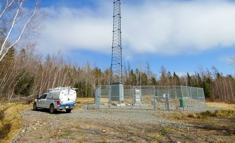 Internet Tower in Nova Scotia - providing high-speed Internet for rural residents