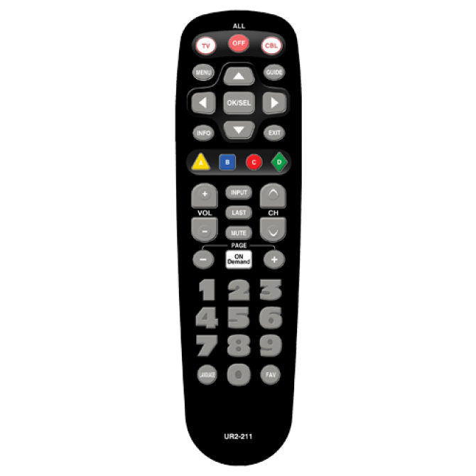 Big button (Easy Clicker) universal remote