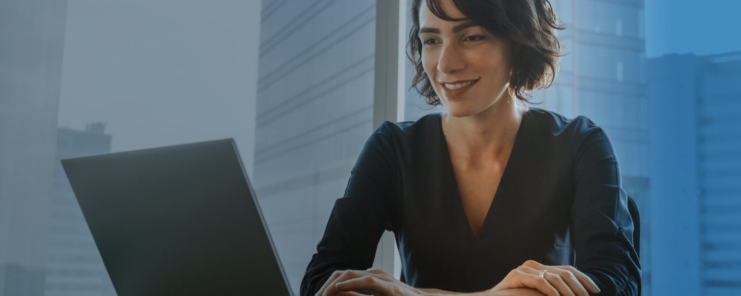 Person working on computer