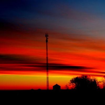 Sunrise in Crossfield, Alberta