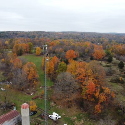 Internet Tower in the fall