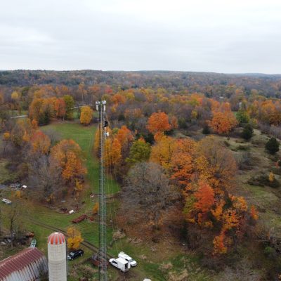 Internet Tower in the fall