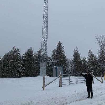 Xplore customer with Internet tower in Keene, Ontario