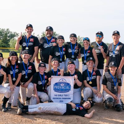 A photo of the "Fencebusters" a Springhill, Nova Scotia baseball team