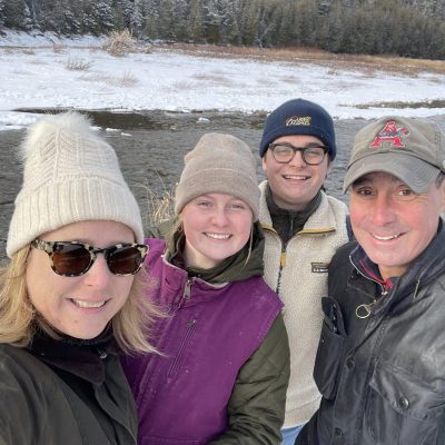 An Xplore customer with his family