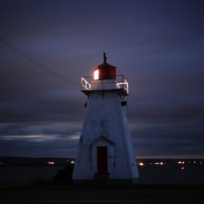 The Schafner Point Lighthouse in Annapolis County with Fibre Internet from Xplore