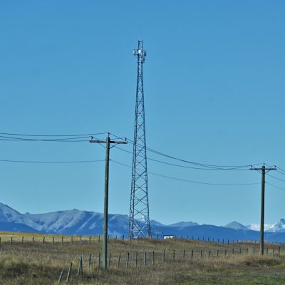 Pirmez Creek tower in Alberta