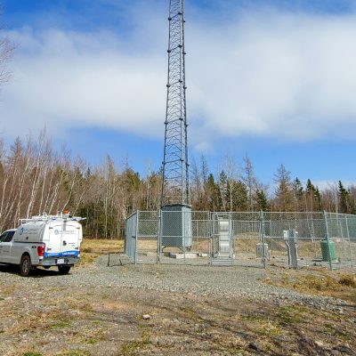 Internet Tower in Nova Scotia - providing high-speed Internet for rural residents