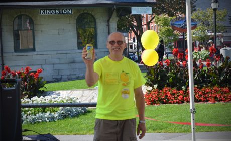 Bladder Cancer Awareness walk with Gerry