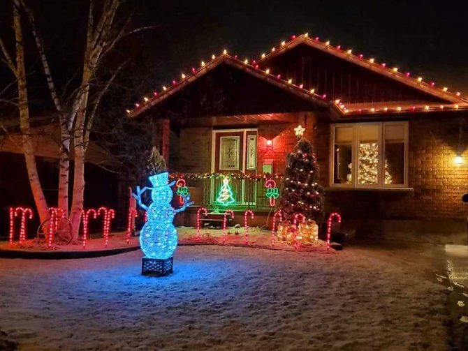 Outdoor Christmas lights