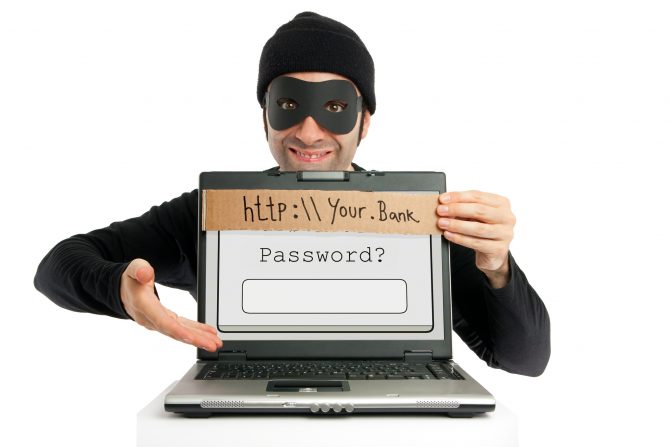 Criminal asking for your password