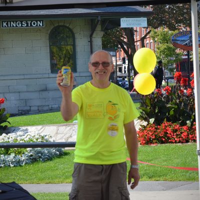 Bladder Cancer Awareness walk with Gerry