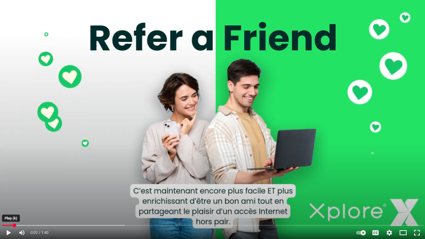 Xplore Refer a Friend Program Video
